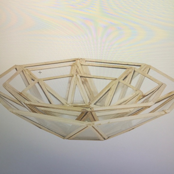 Envogue Gold Glass Trinket Tray Set - Picture 4 of 5